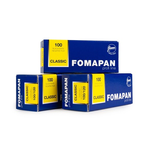 Fomapan 100 classic 120 - 3x,